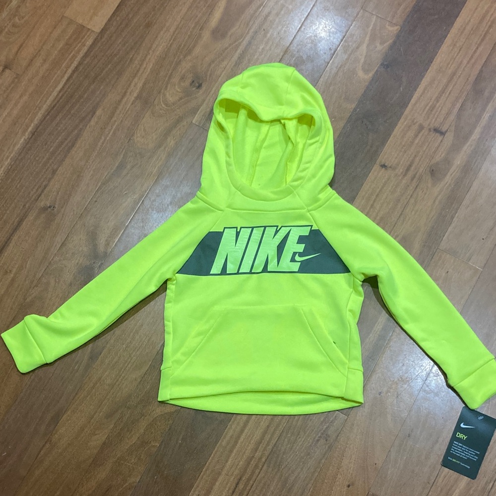 Nike Kids Bright Yellow Hoodie